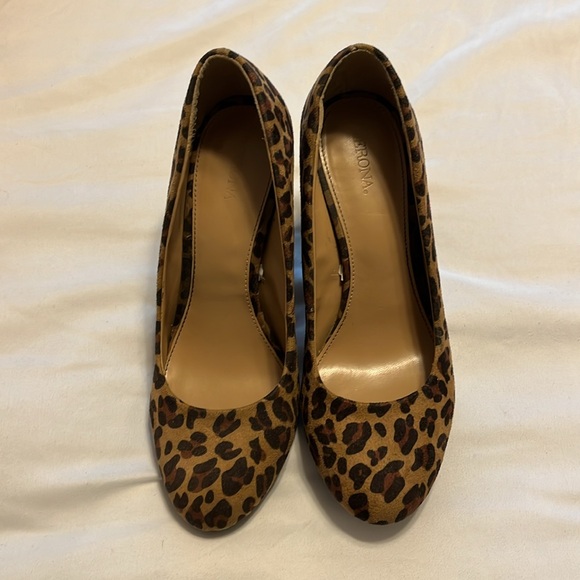 Merona leopard print heel, size 7.5 - Picture 2 of 5